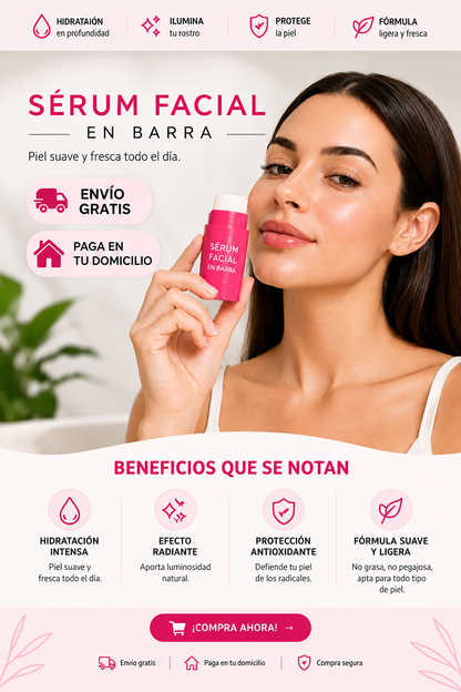 Serum Facial Barra que Rejuvenece